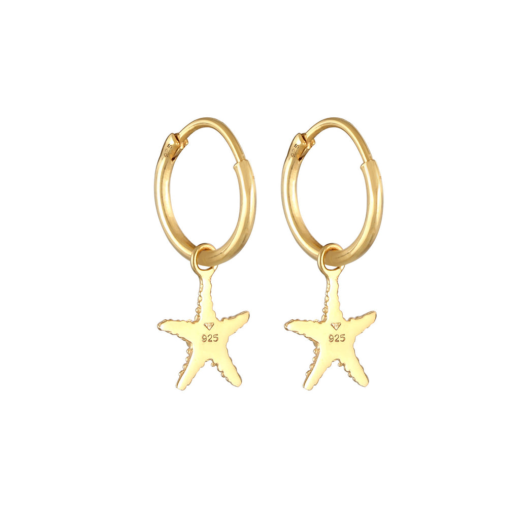 Gold - Elli | Earcuff | 925 Sterling Silber vergoldet