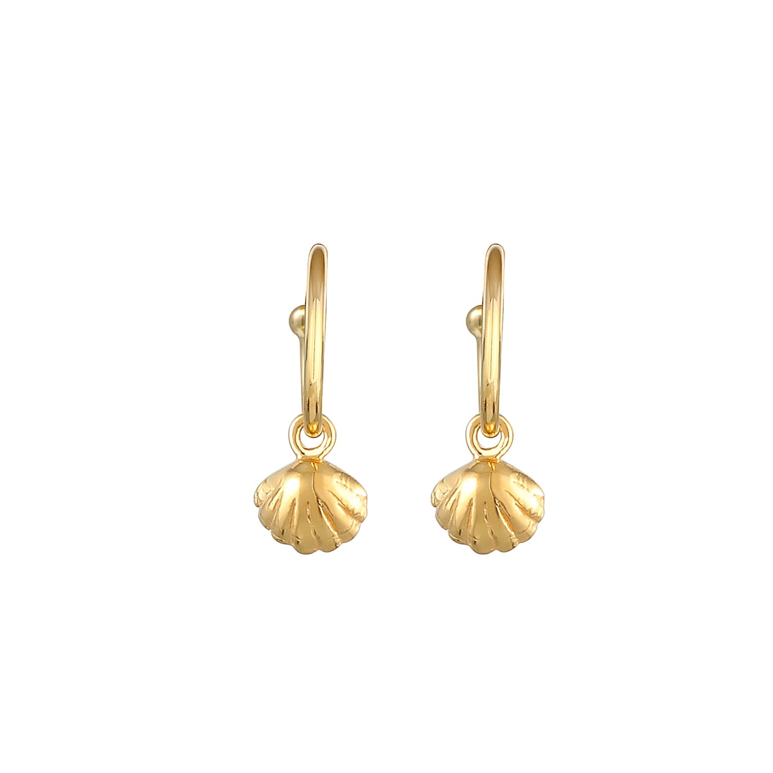 Gold - Elli | Ohrstecker | 925 Sterling Silber vergoldet