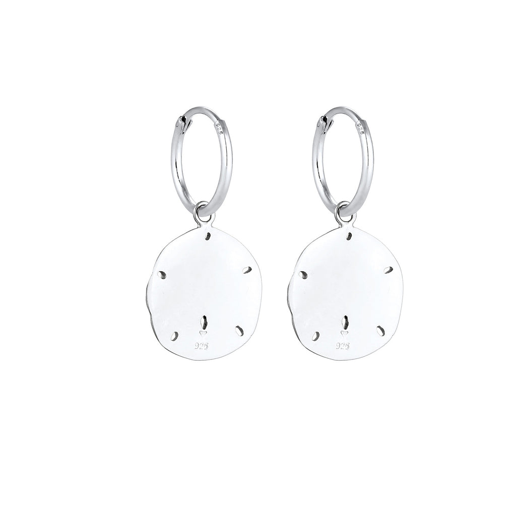 Silber - Elli | Creole Blume | 925er Sterling Silber