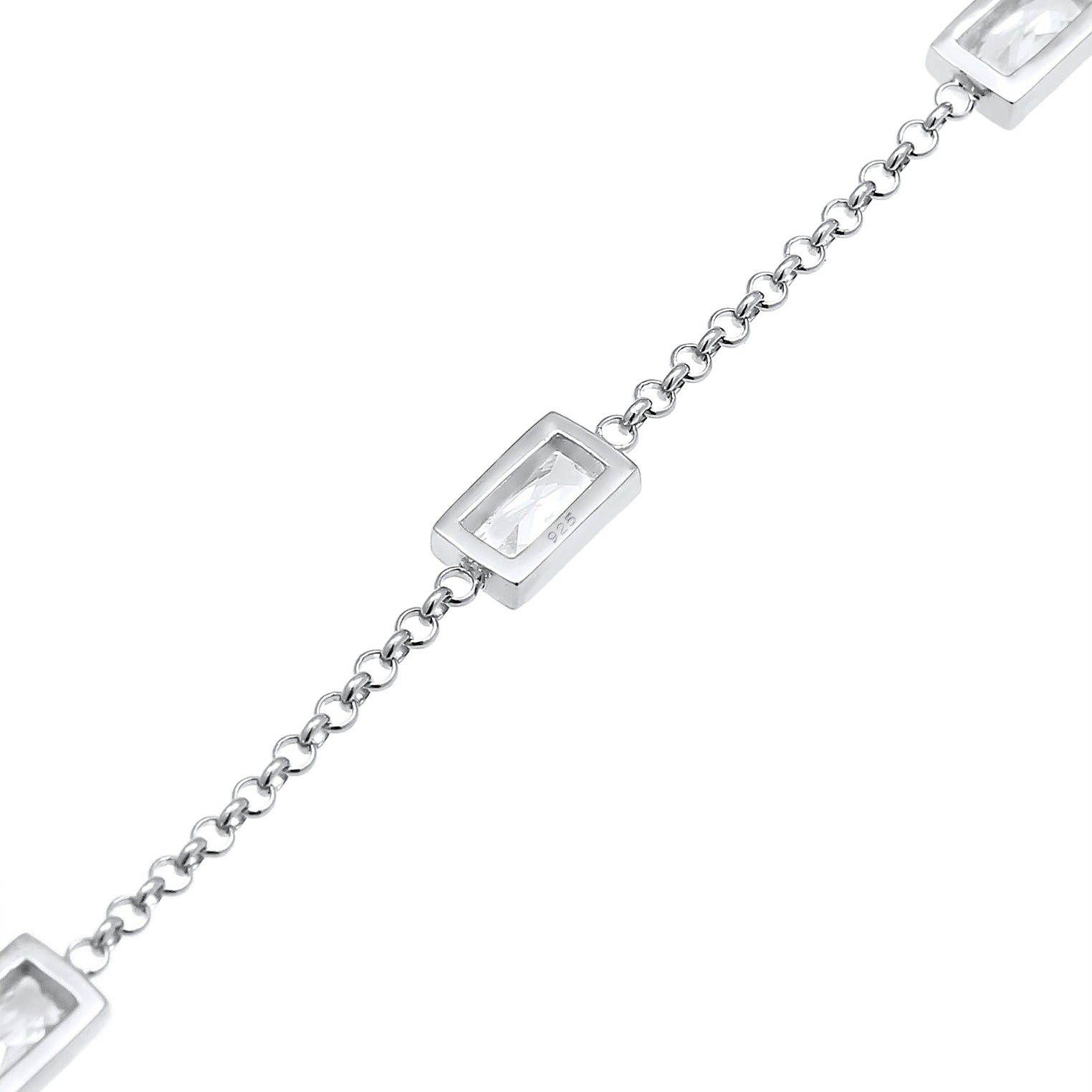 Silber - Elli | Armband | Zirkonia ( Weiß ) | 925er Sterling Silber