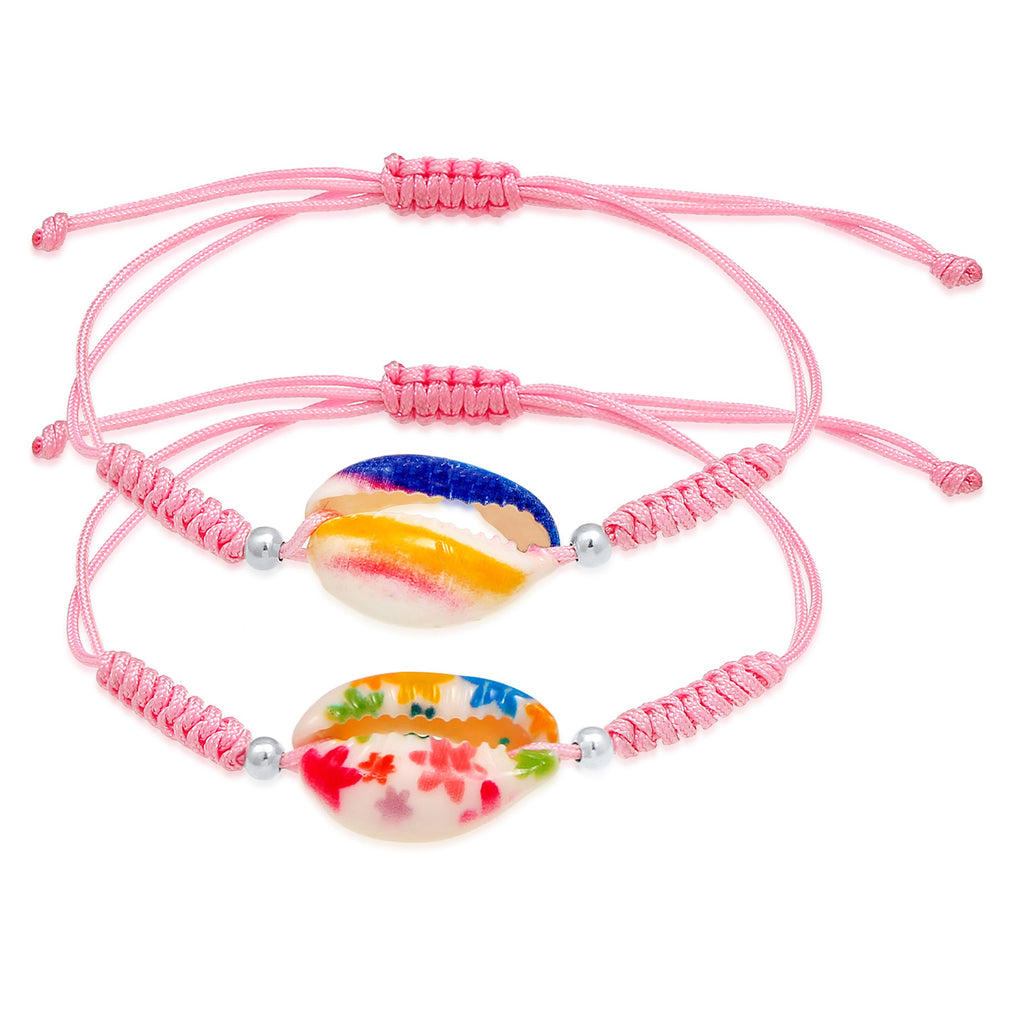 Rosa - Elli | Armbandset Muschel | 925er Sterling Silber