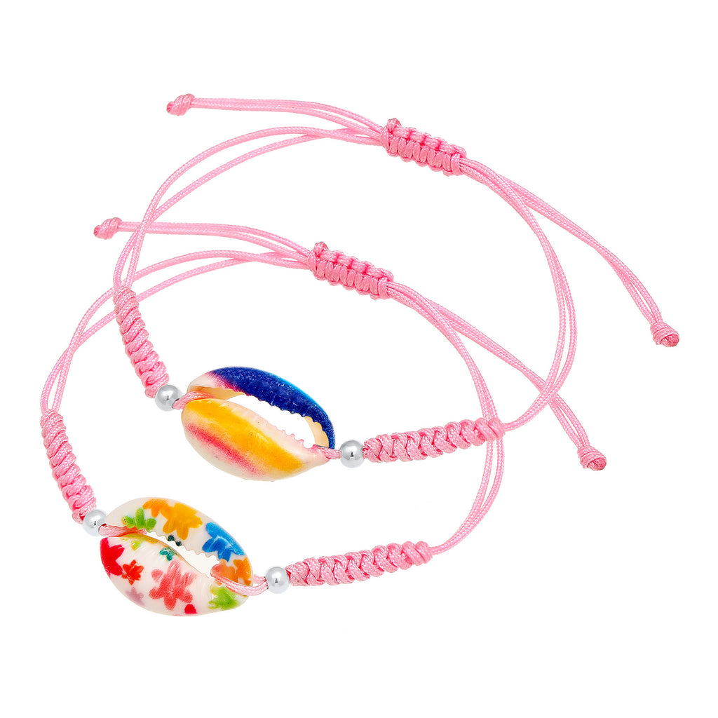 Rosa - Elli | Armbandset Muschel | 925er Sterling Silber
