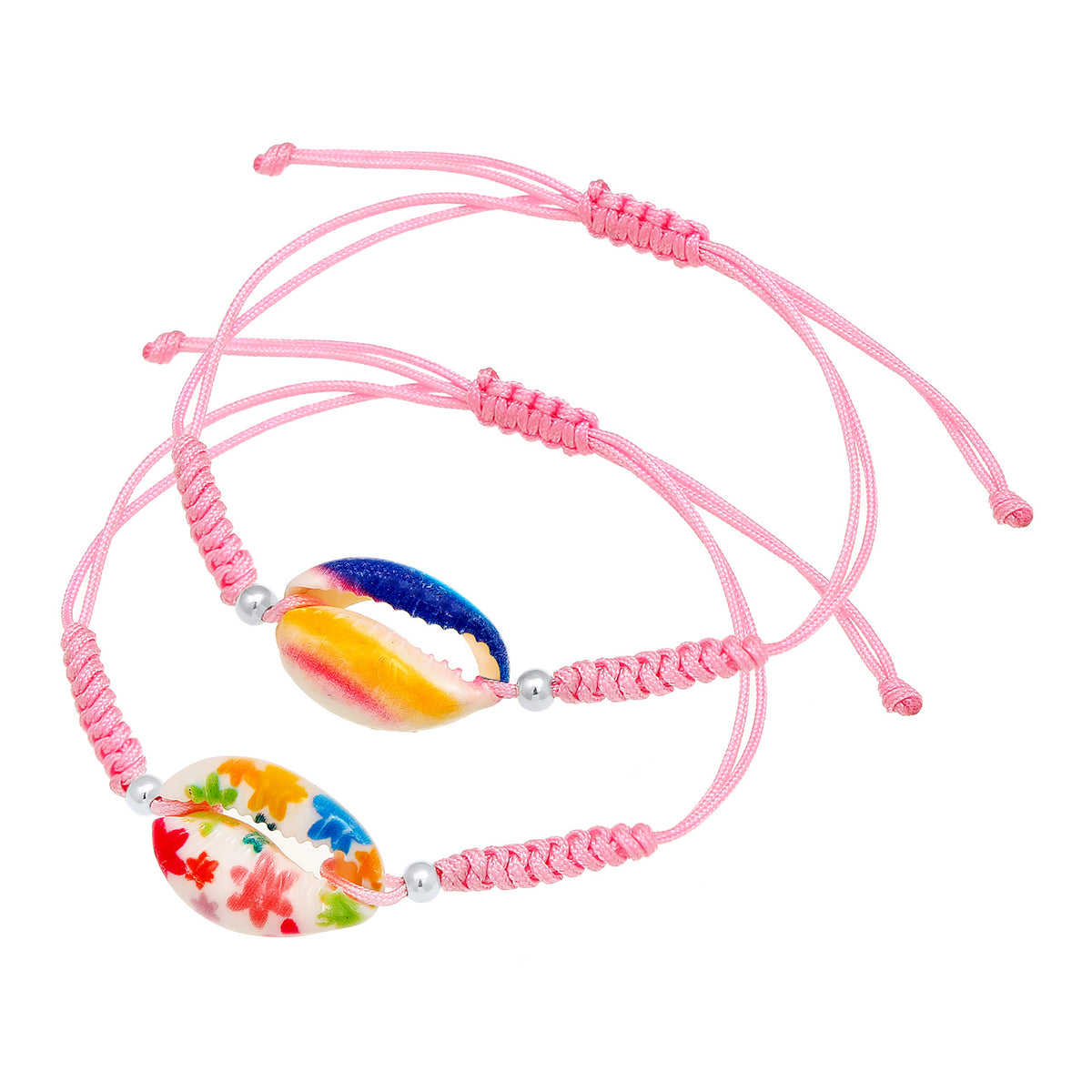 Rosa - Elli | Armbandset Muschel | 925er Sterling Silber