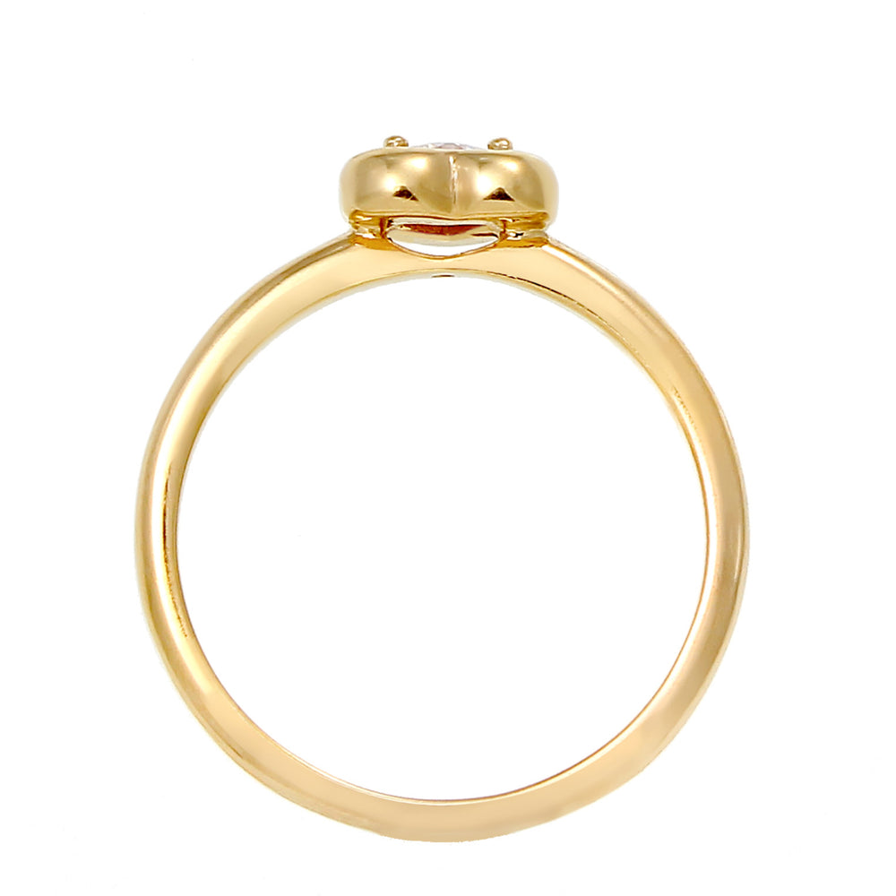 Ring Herz | Zirkonia ( Weiß )