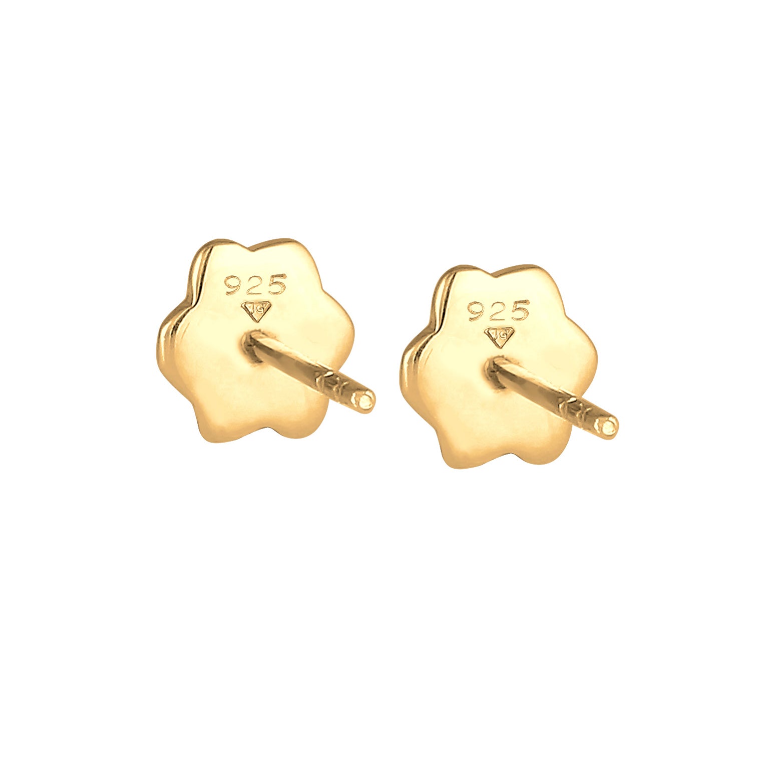 Gold - Elli | Ohrstecker Pfote | 925 Sterling Silber vergoldet