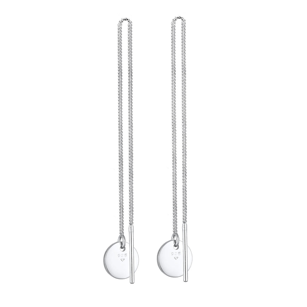 Silber - Elli | Ohrhänger Ear Chain | 925er Sterling Silber