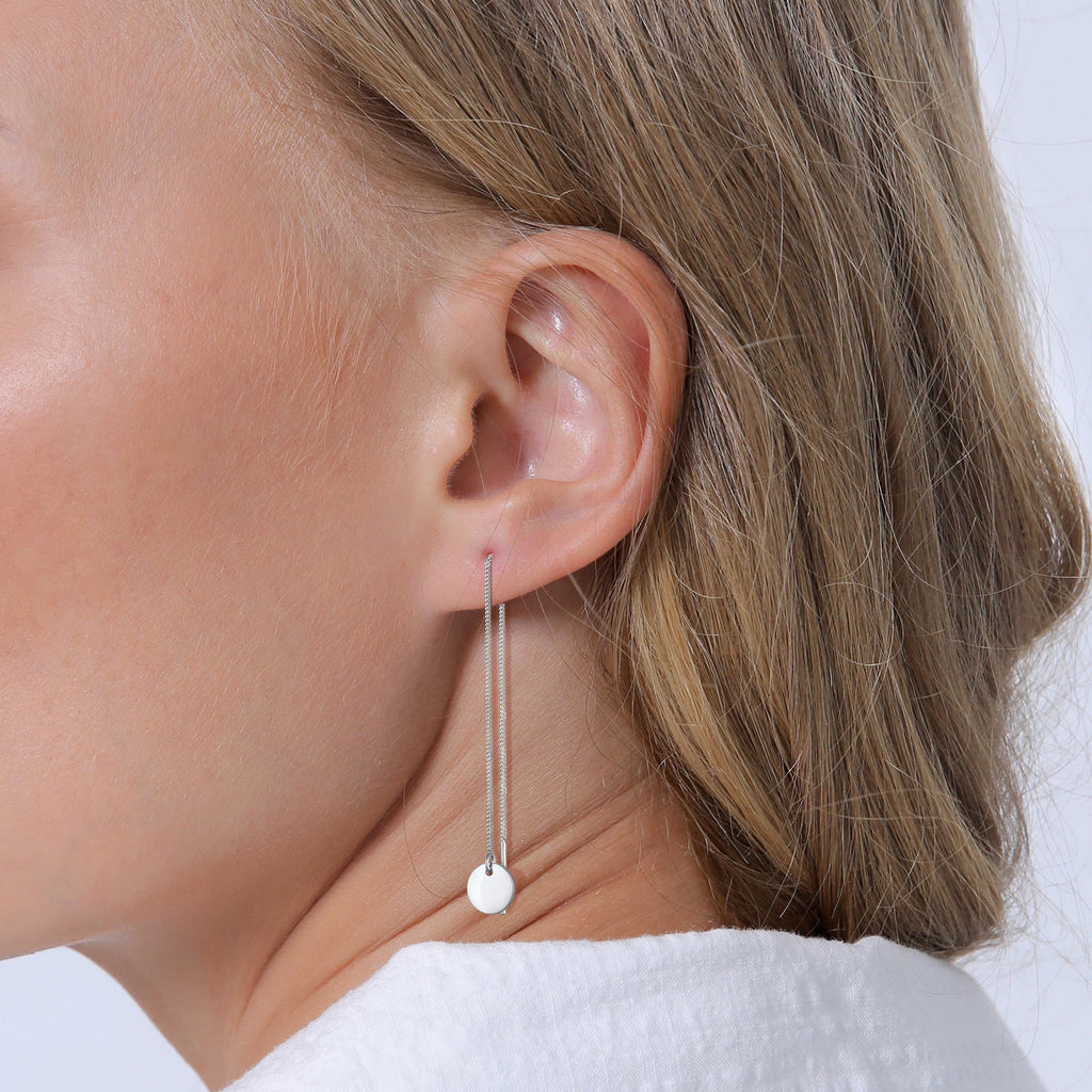 Silber - Elli | Ohrhänger Ear Chain | 925er Sterling Silber