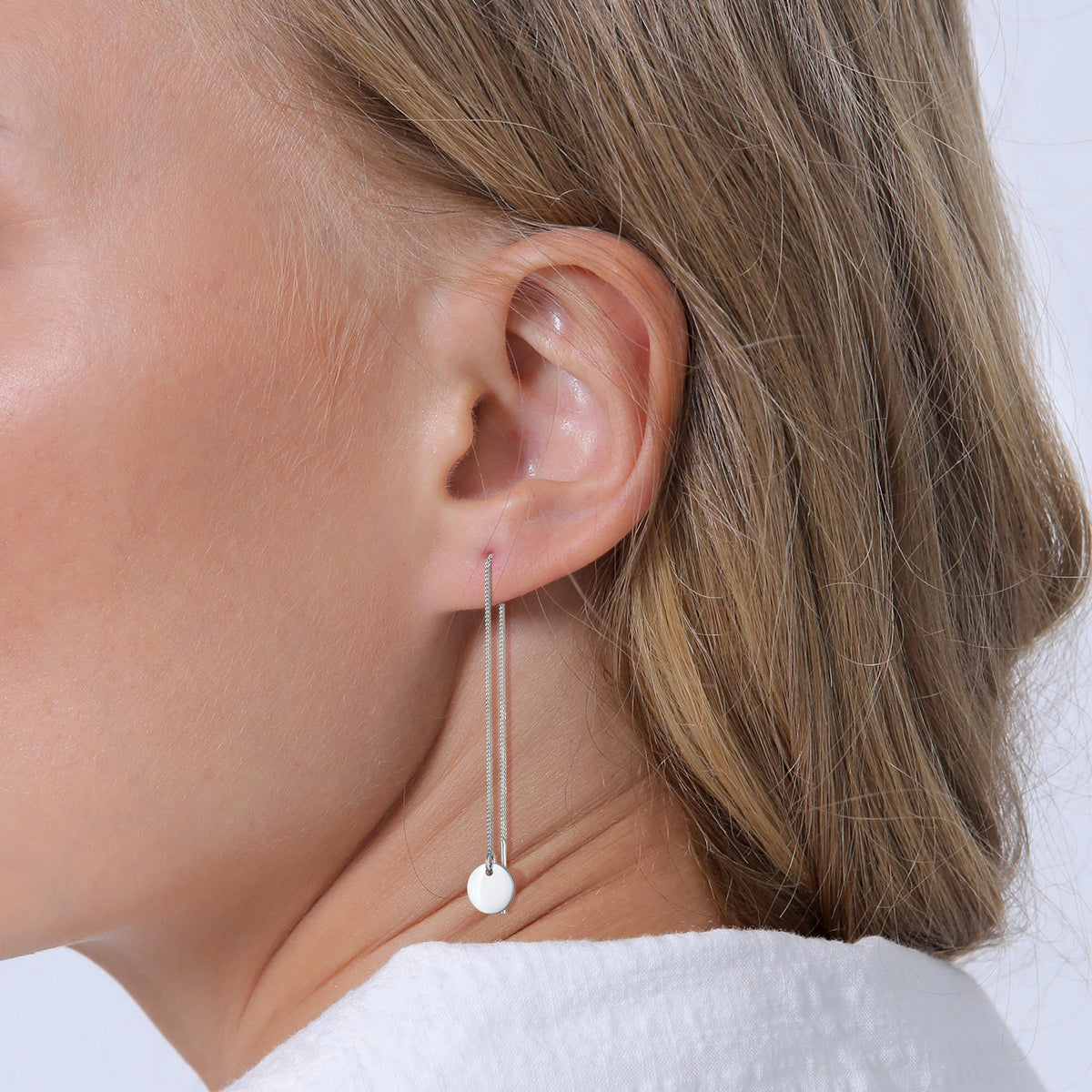Silber - Elli | Ohrhänger Ear Chain | 925er Sterling Silber