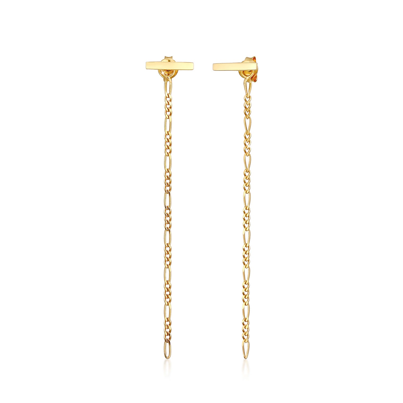 Gold - Elli | Figaro-Ohrhänger Ear Chain | 925 Sterling Silber vergoldet