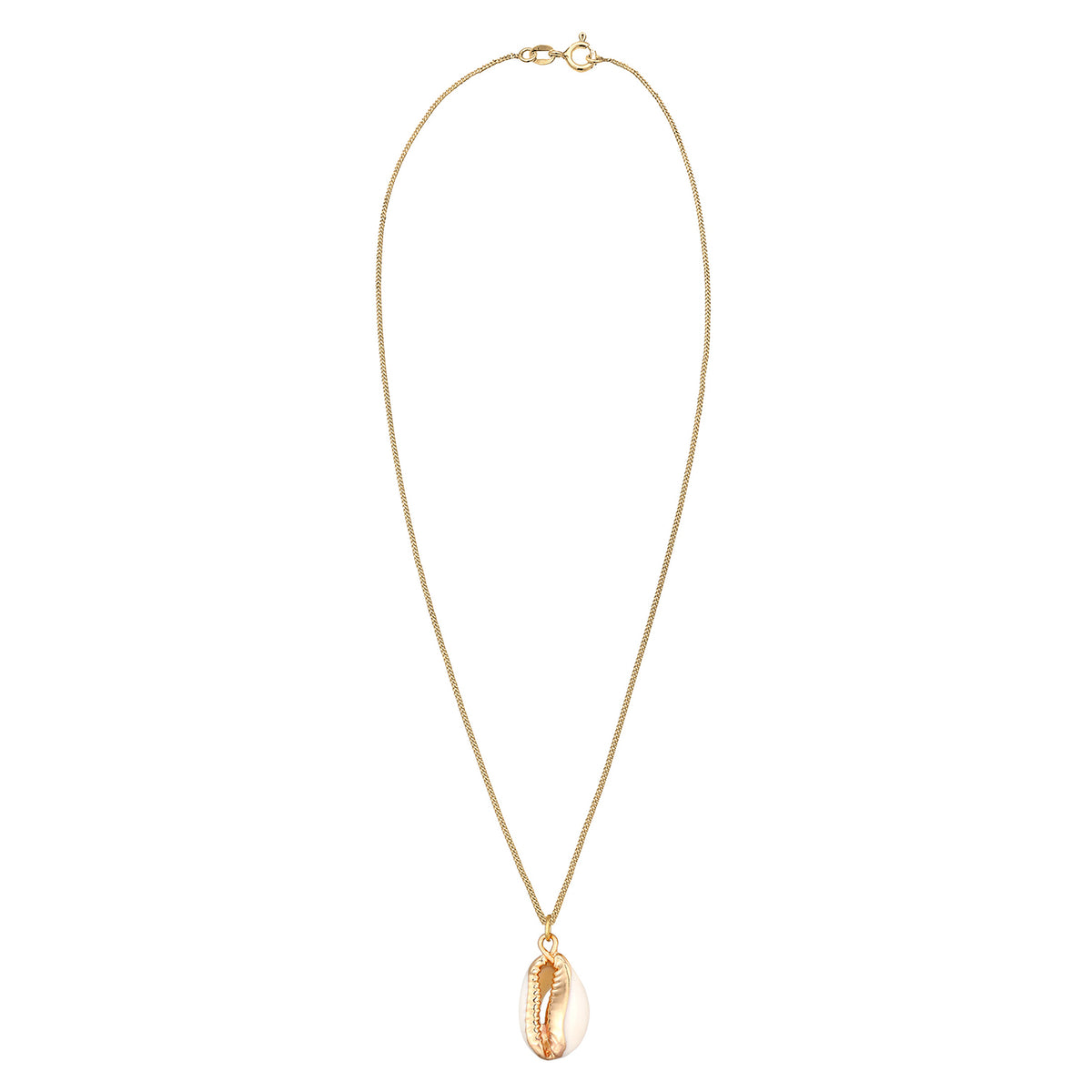 Gold - Elli | Halskette Muschel | 925 Sterling Silber vergoldet