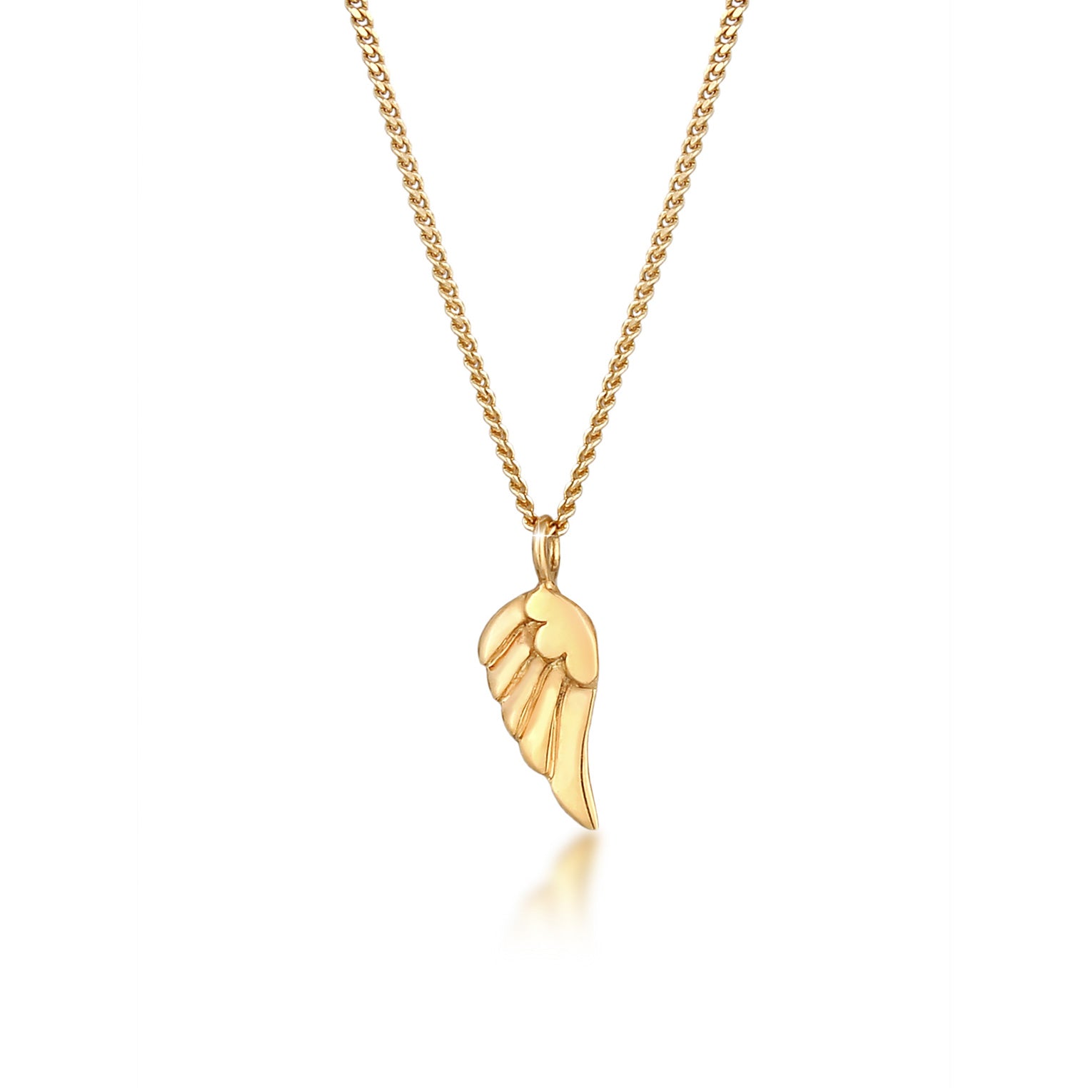 Gold - Elli | Halskette Flügel | 925 Sterling Silber vergoldet