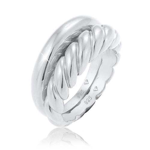 Silber - Elli PREMIUM | Bandring | 925er Sterling Silber