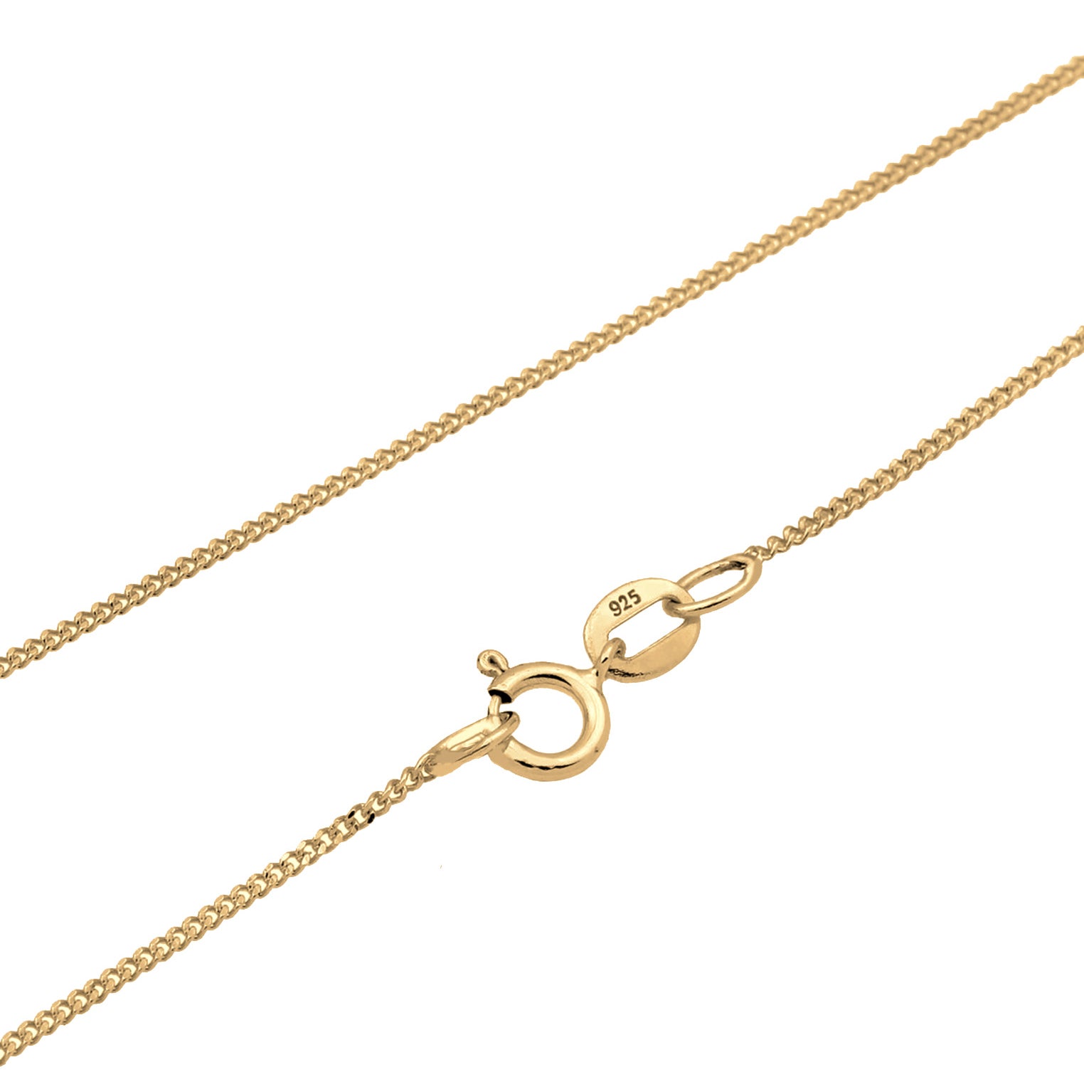 Gold - Elli | Halskette Dreieck | 925 Sterling Silber vergoldet