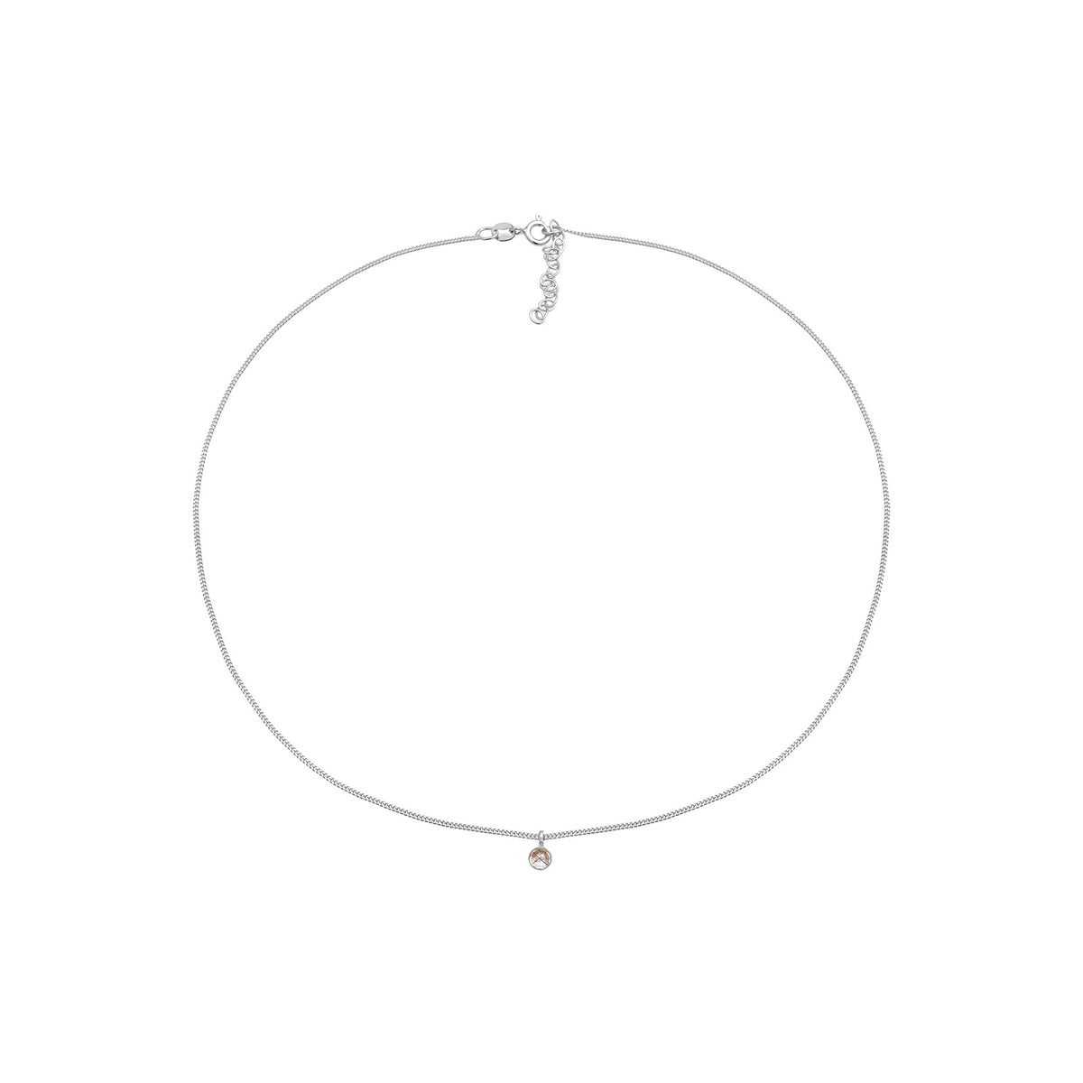 Silber - Elli | Choker | Quarz (Transparent) | 925er Sterling Silber