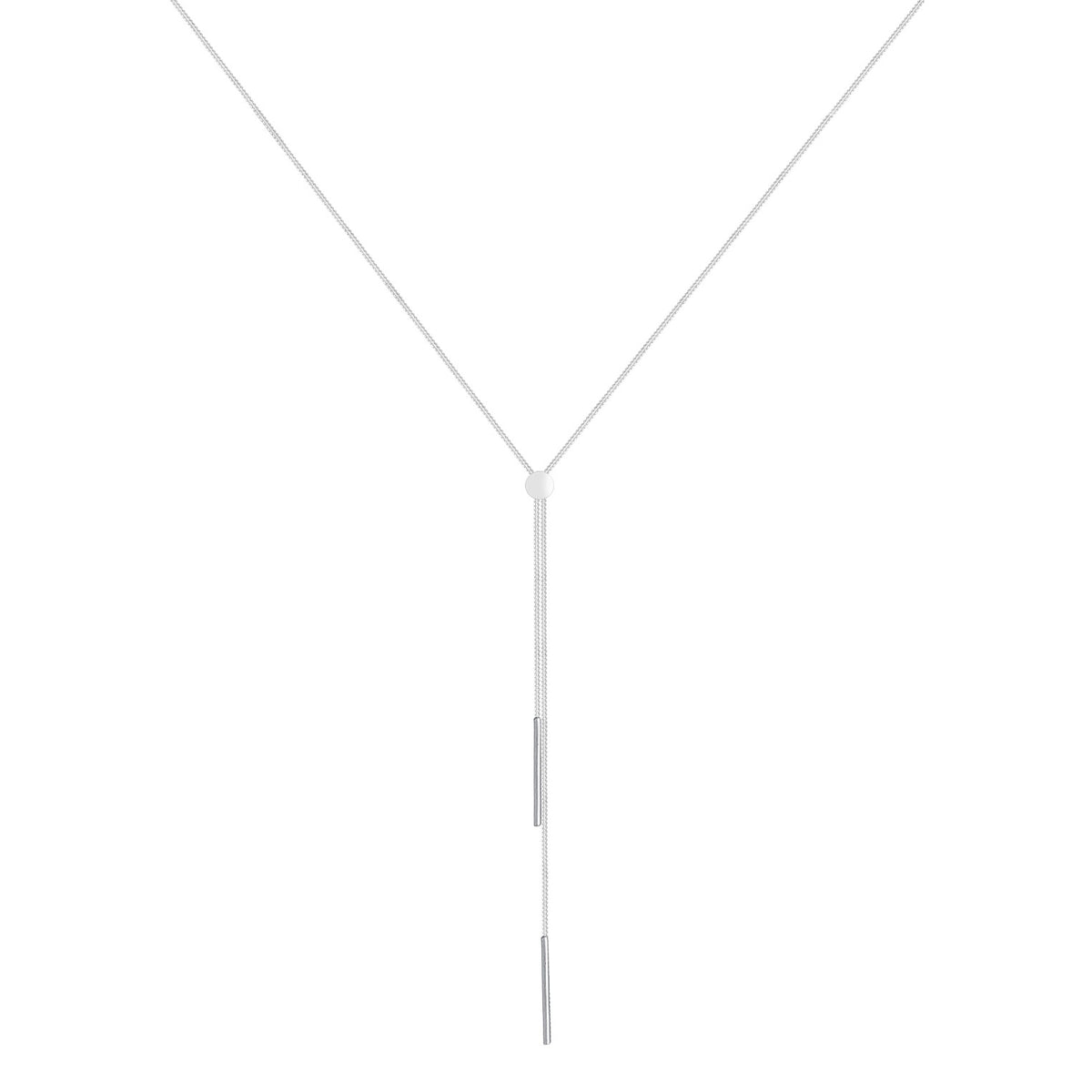 Silber - Elli | Y-Halskette Stab | 925er Sterling Silber
