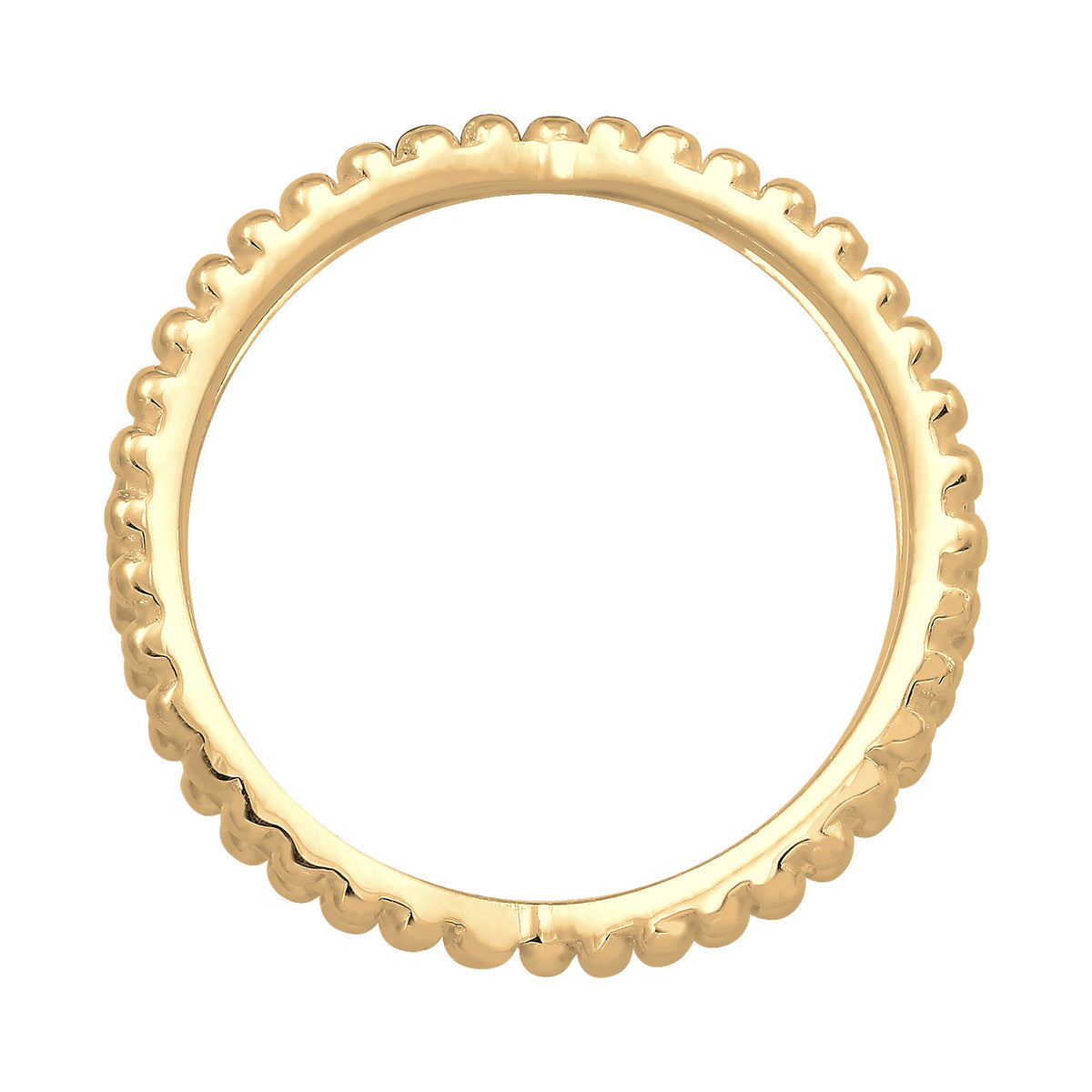 Gold - Elli | Ringset Kugel | 925 Sterling Silber vergoldet
