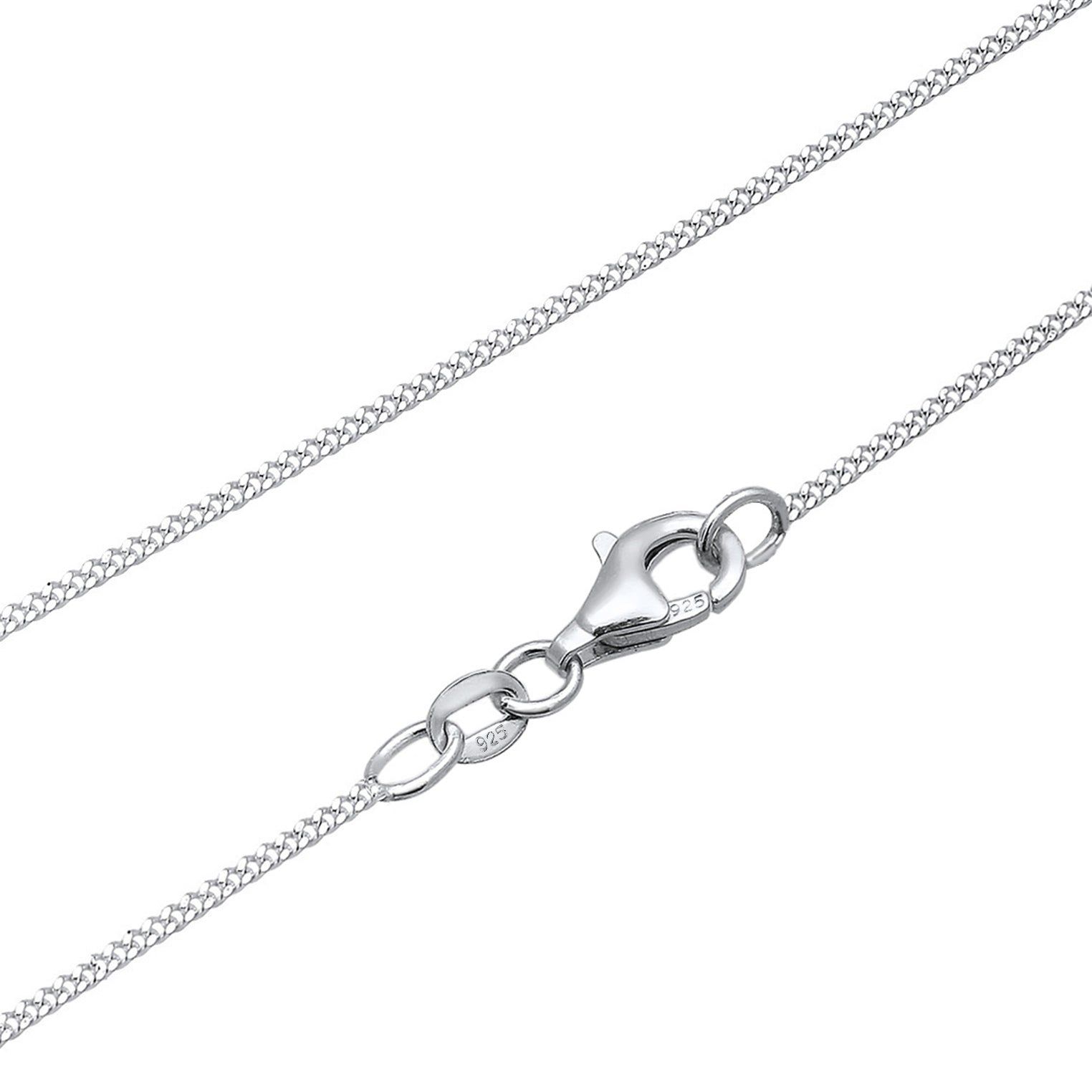 Silber - Elli | Halskette Herz | Zirkonia ( Weiß ) | 925er Sterling Silber