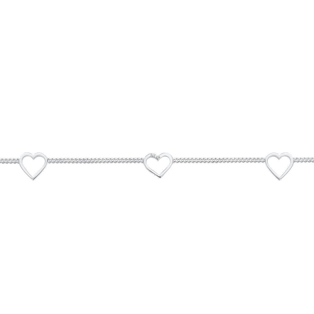 Silber - Elli | Choker Herz | 925 Sterling Silber