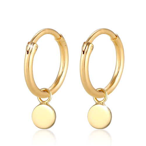 Gold - Elli | Ohrhänger | 925 Sterling Silber vergoldet