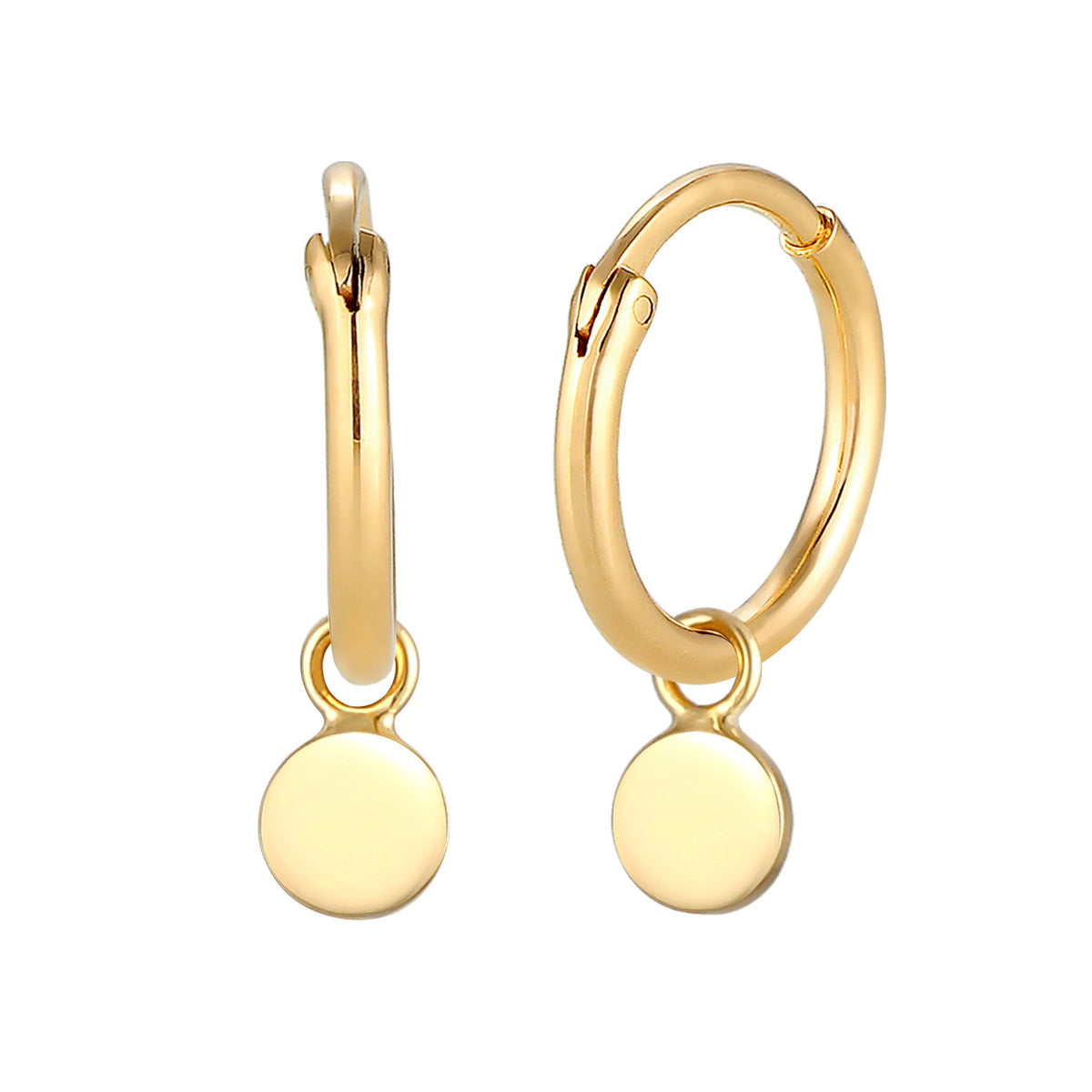 Gold - Elli | Ohrhänger | 925 Sterling Silber vergoldet