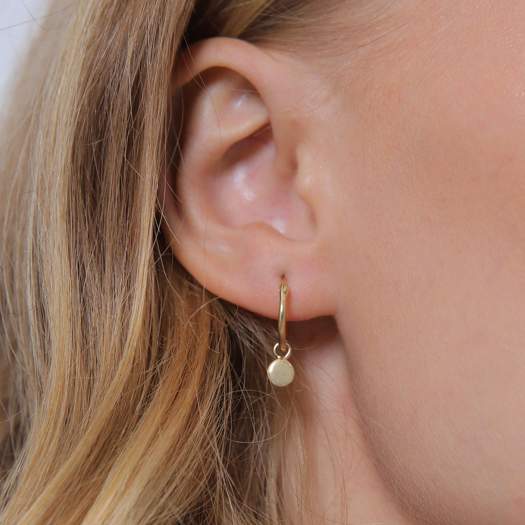 Gold - Elli | Ohrhänger | 925 Sterling Silber vergoldet
