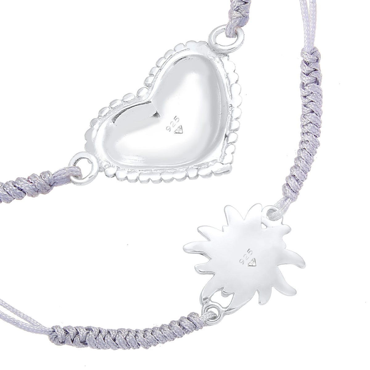 Silber - Elli | Armband Edelweiss | 925er Sterling Silber