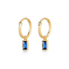 earrings | Sapphire blue )