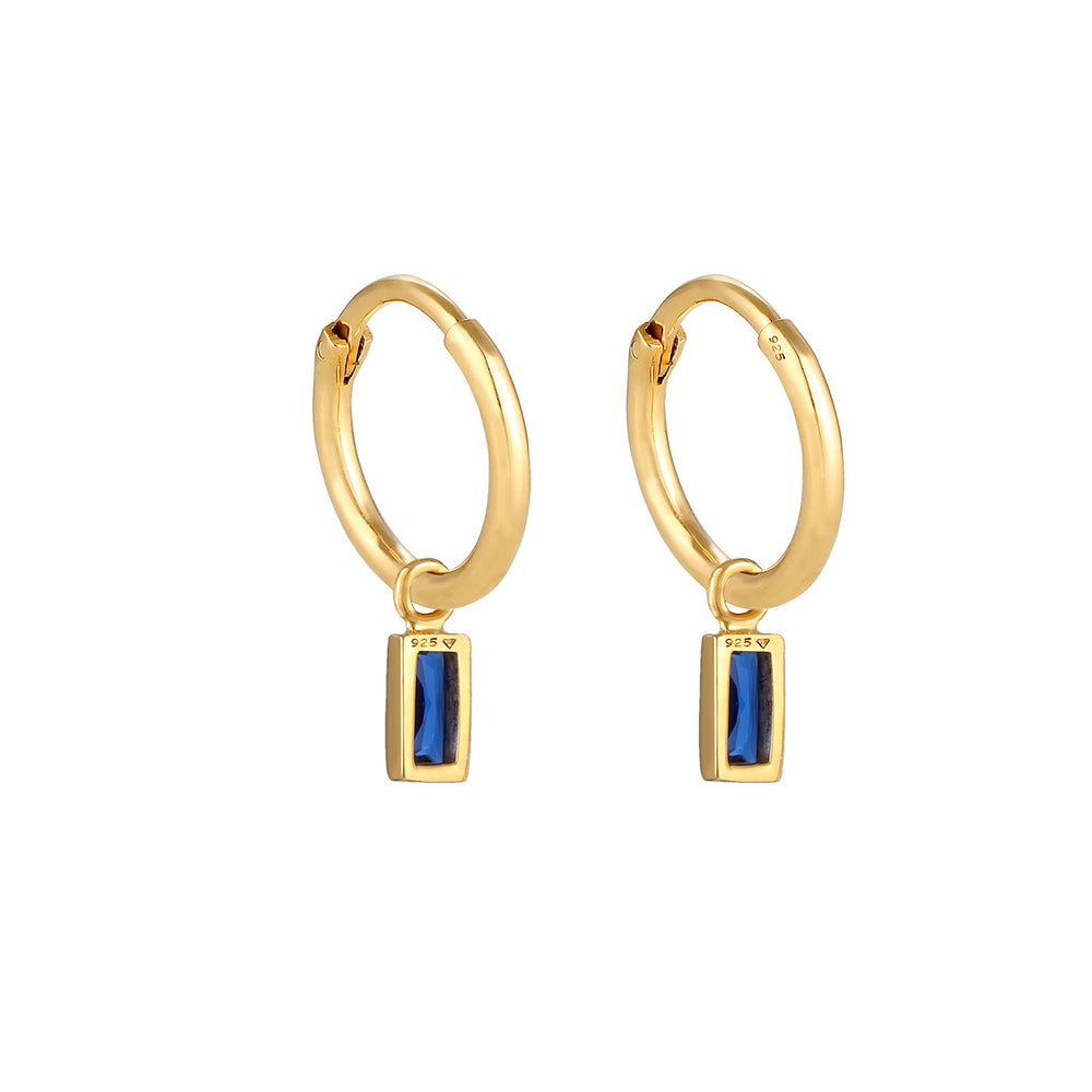 earrings | Sapphire blue )