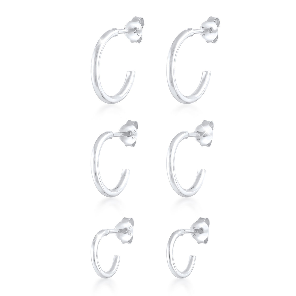 Silber - Elli | Ohrringset | 925er Sterling Silber