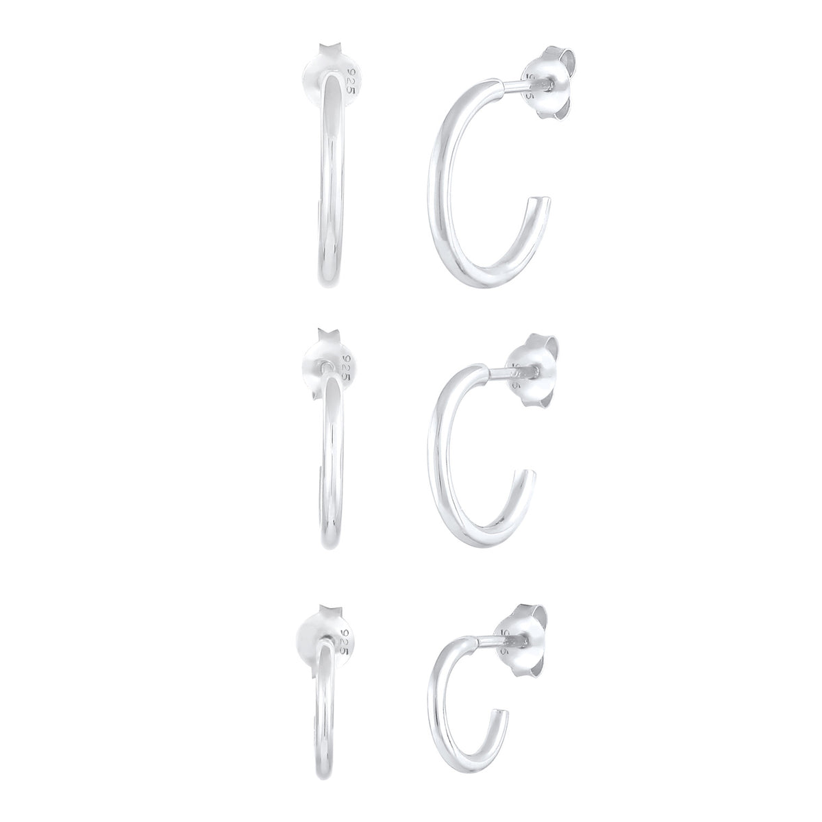 Silber - Elli | Ohrringset | 925er Sterling Silber