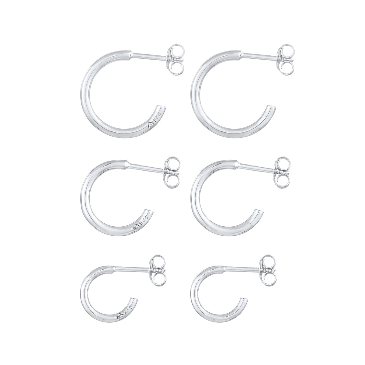 Silber - Elli | Ohrringset | 925er Sterling Silber