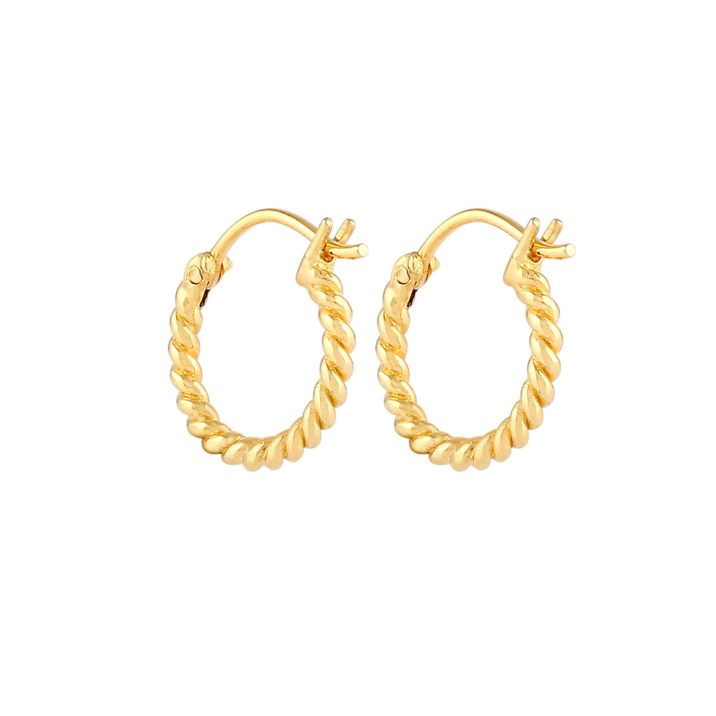 Gold - Elli PREMIUM | Creole | 375 Gelbgold