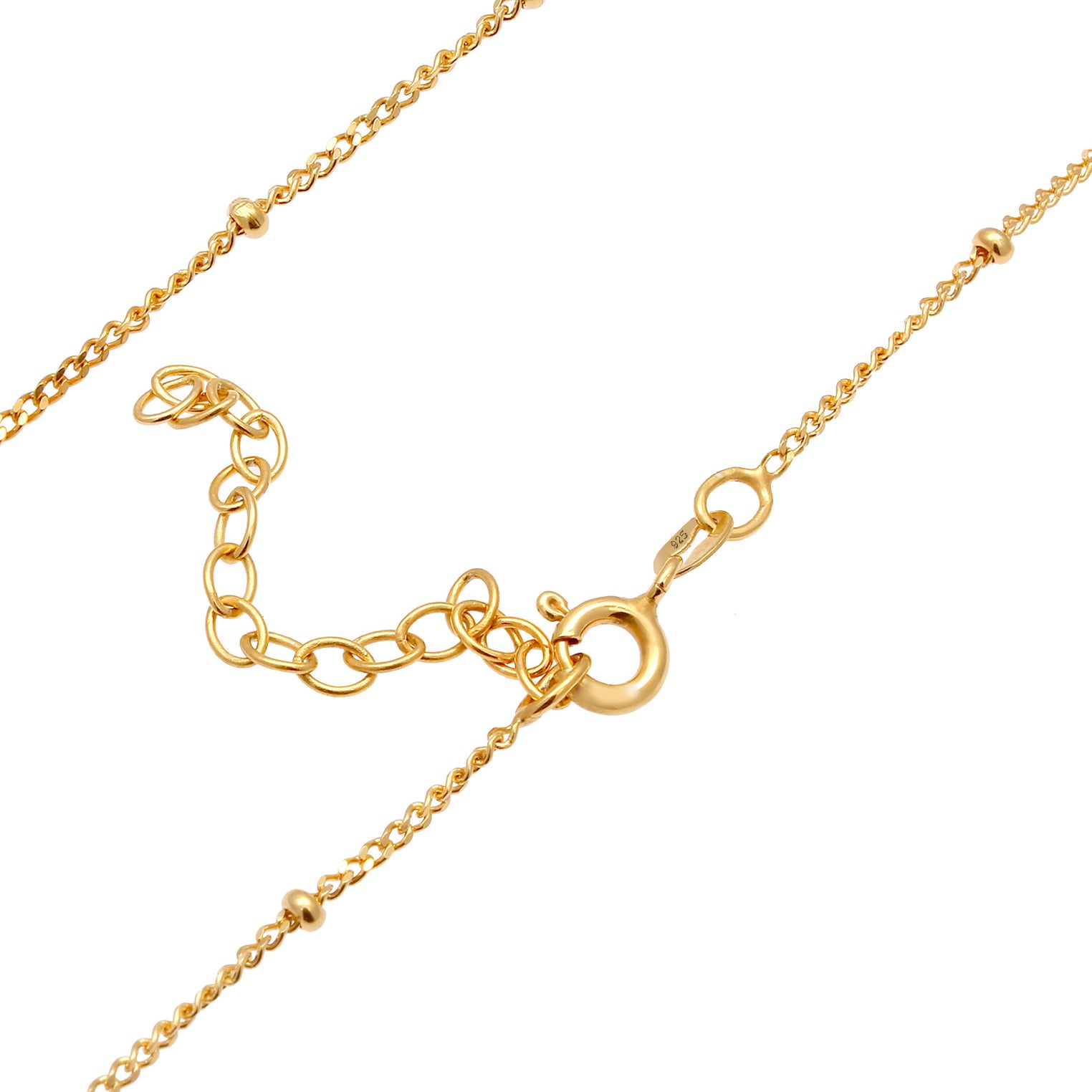 Gold - Elli | Kugel-Choker Kugel | 925 Sterling Silber vergoldet