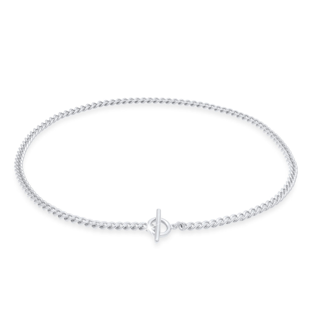 Silber - Elli | Choker T-Bar | 925er Sterling Silber