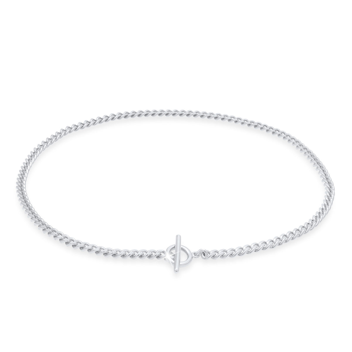 Silber - Elli | Choker T-Bar | 925er Sterling Silber