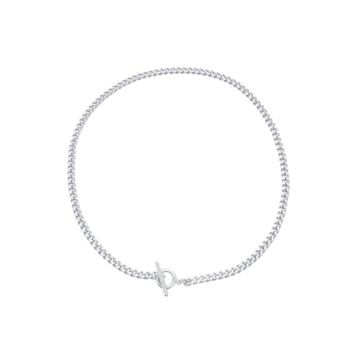 Silber - Elli | Choker T-Bar | 925er Sterling Silber
