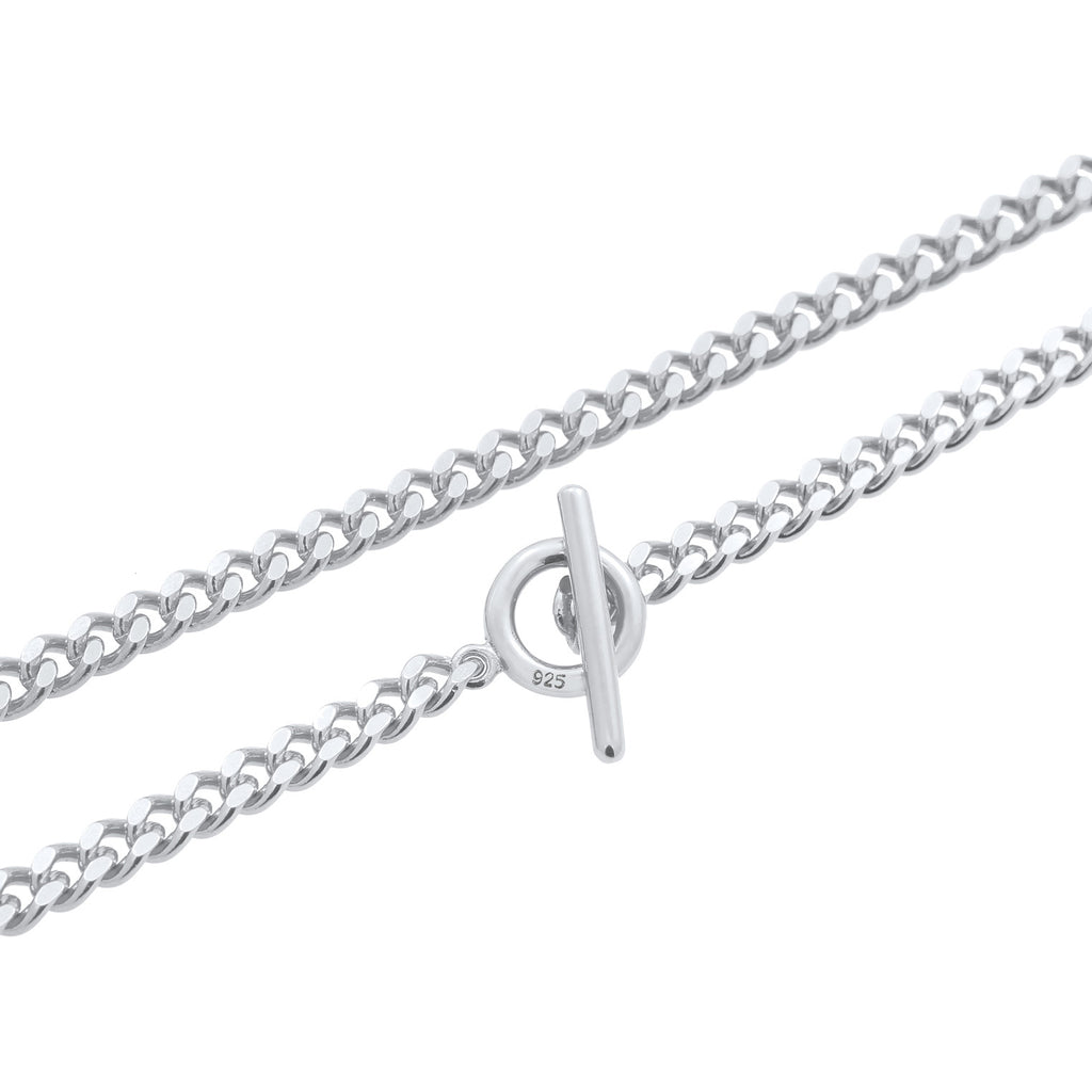 Silber - Elli | Choker T-Bar | 925er Sterling Silber