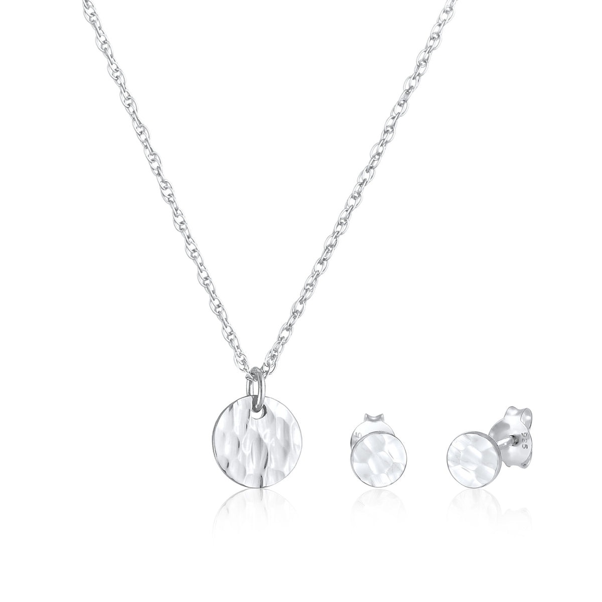 Silber - Elli | Schmuckset  Geo | 925er Sterling Silber