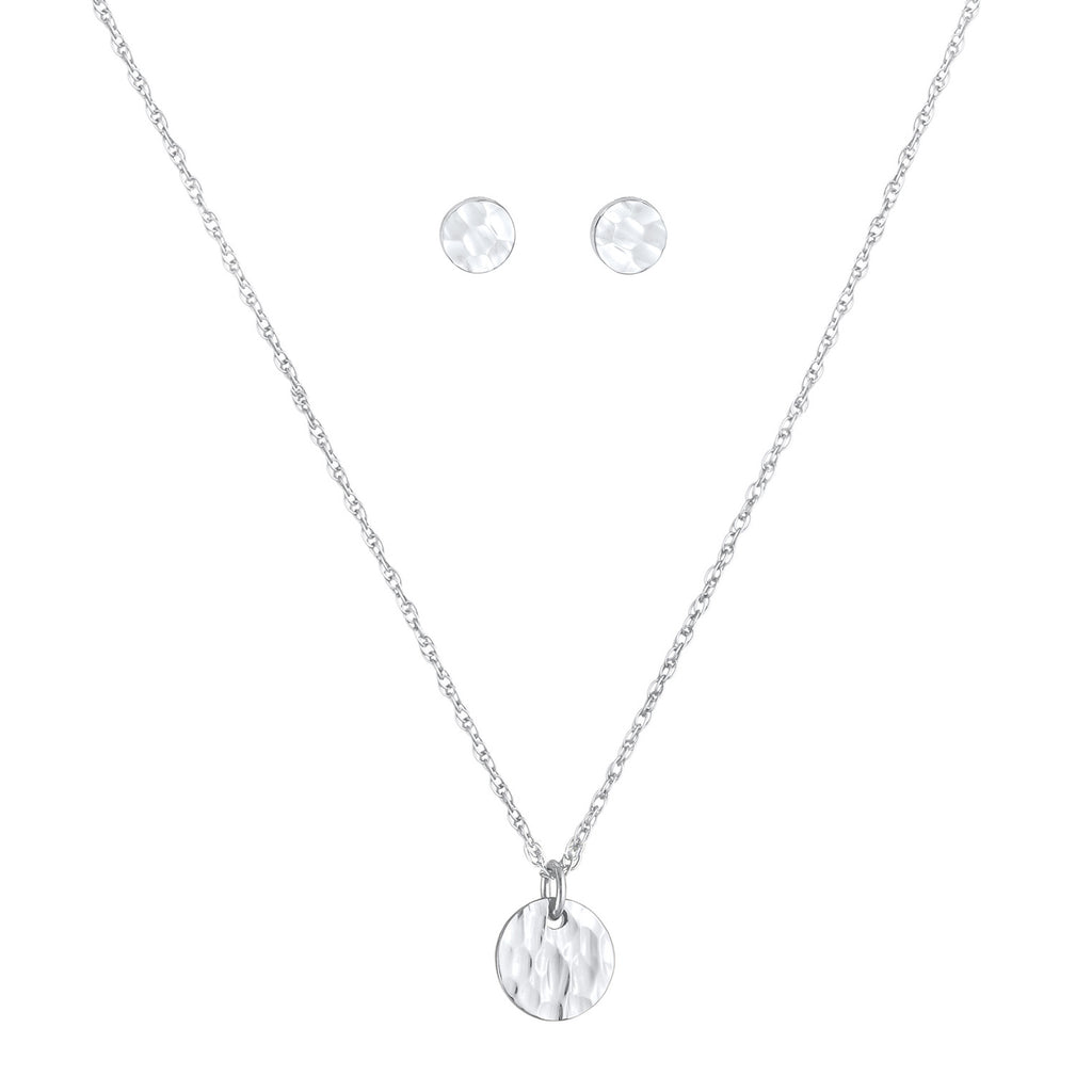 Silber - Elli | Schmuckset  Geo | 925er Sterling Silber
