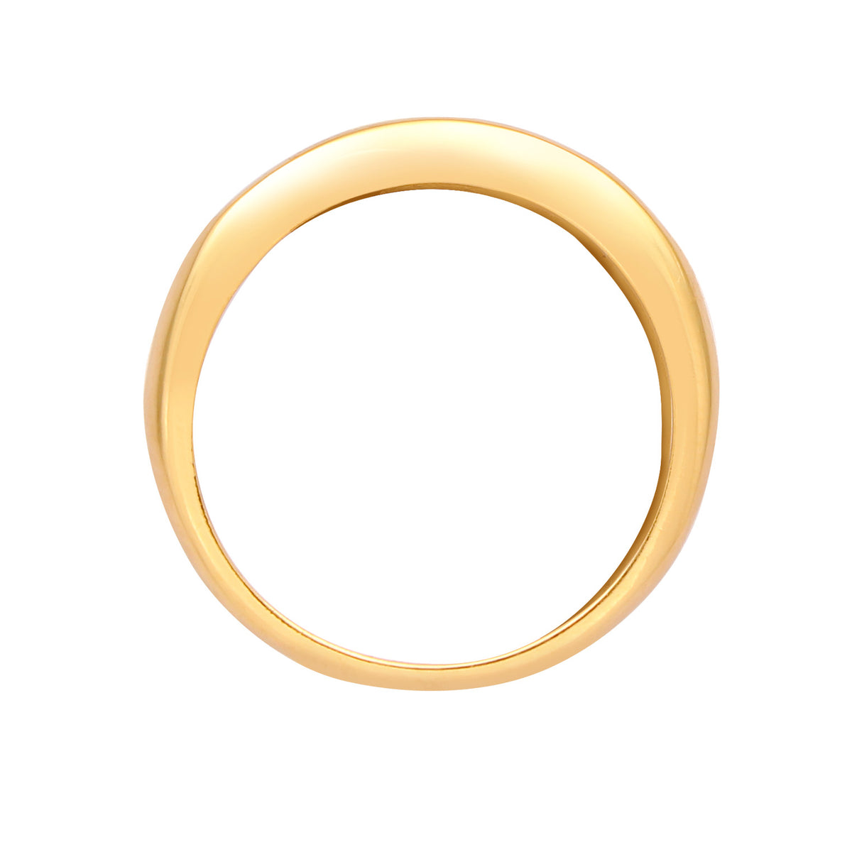Gold - Elli | Ring | Zirkonia ( Weiß ) | 925 Sterling Silber vergoldet