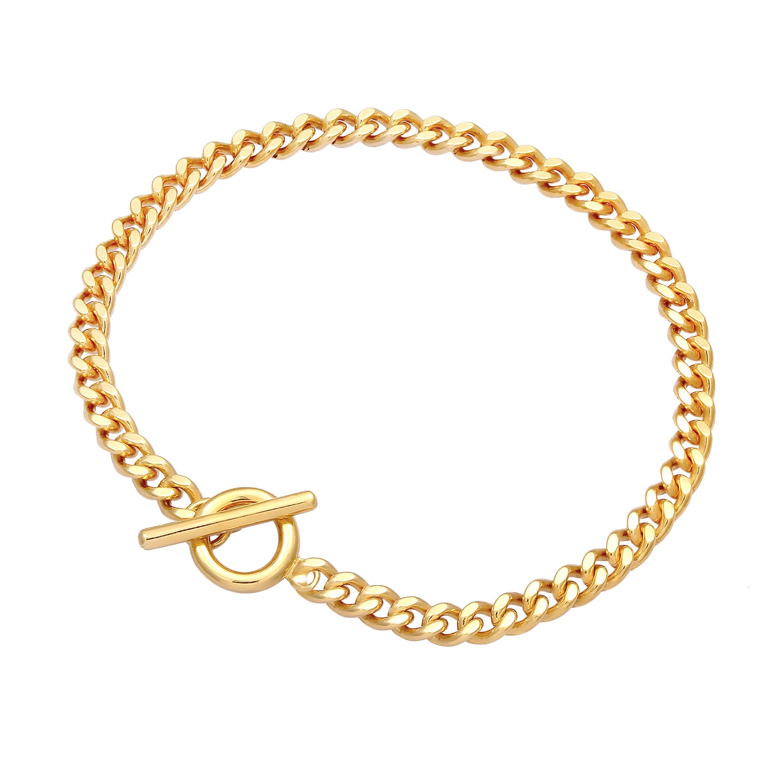 Gold - Elli | Armband | 925 Sterling Silber vergoldet