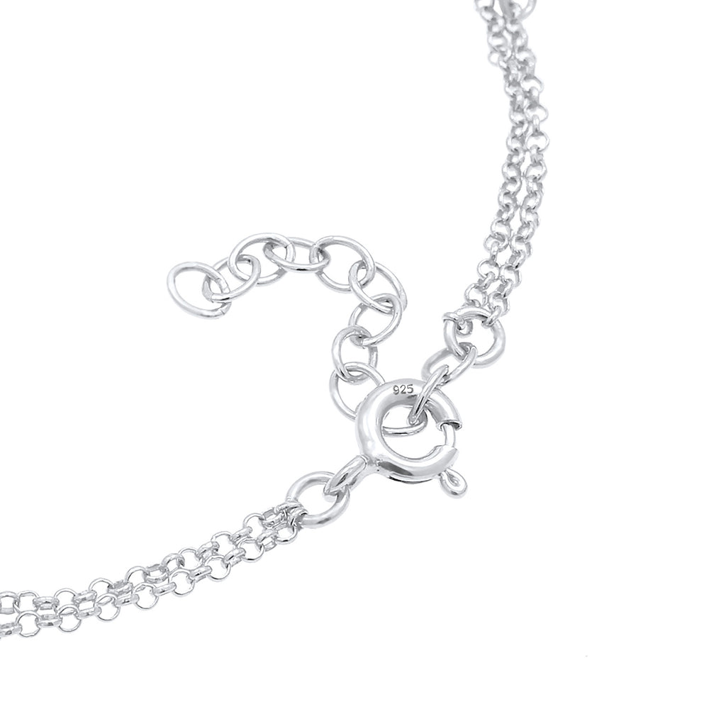 Silber - Elli | Armband | Süßwasserperle | 925er Sterling Silber