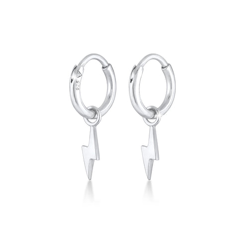 Silber - Elli | Ohrhänger Blitz | 925er Sterling Silber