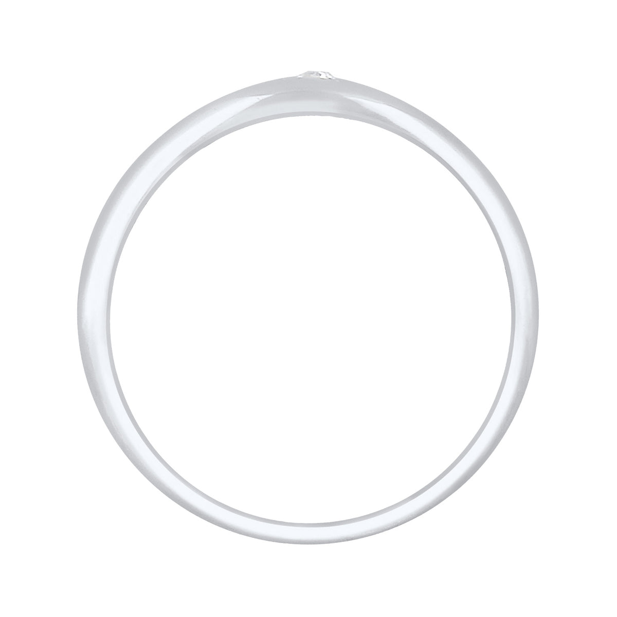 Silber - Elli | Siegelring | Mit Kristallen von Swarovski® (Weiß) | 925er Sterling Silber