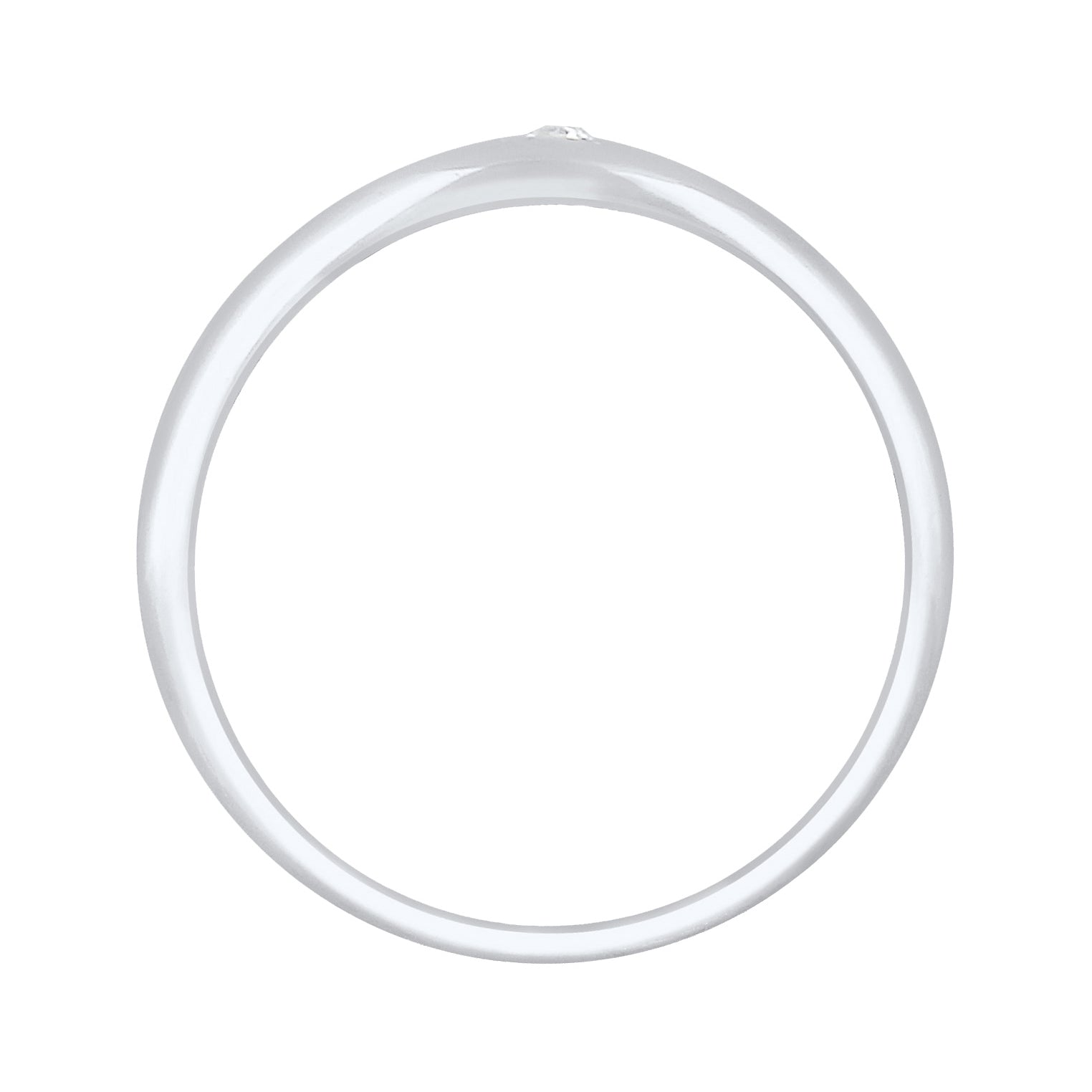 Silber - Elli | Siegelring | Mit Kristallen von Swarovski® (Weiß) | 925er Sterling Silber