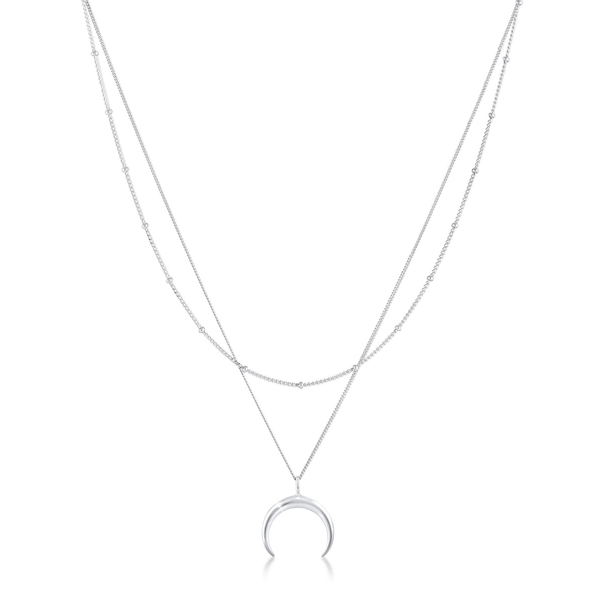 Silber - Elli | Layer-Halskette Astro | 925er Sterling Silber