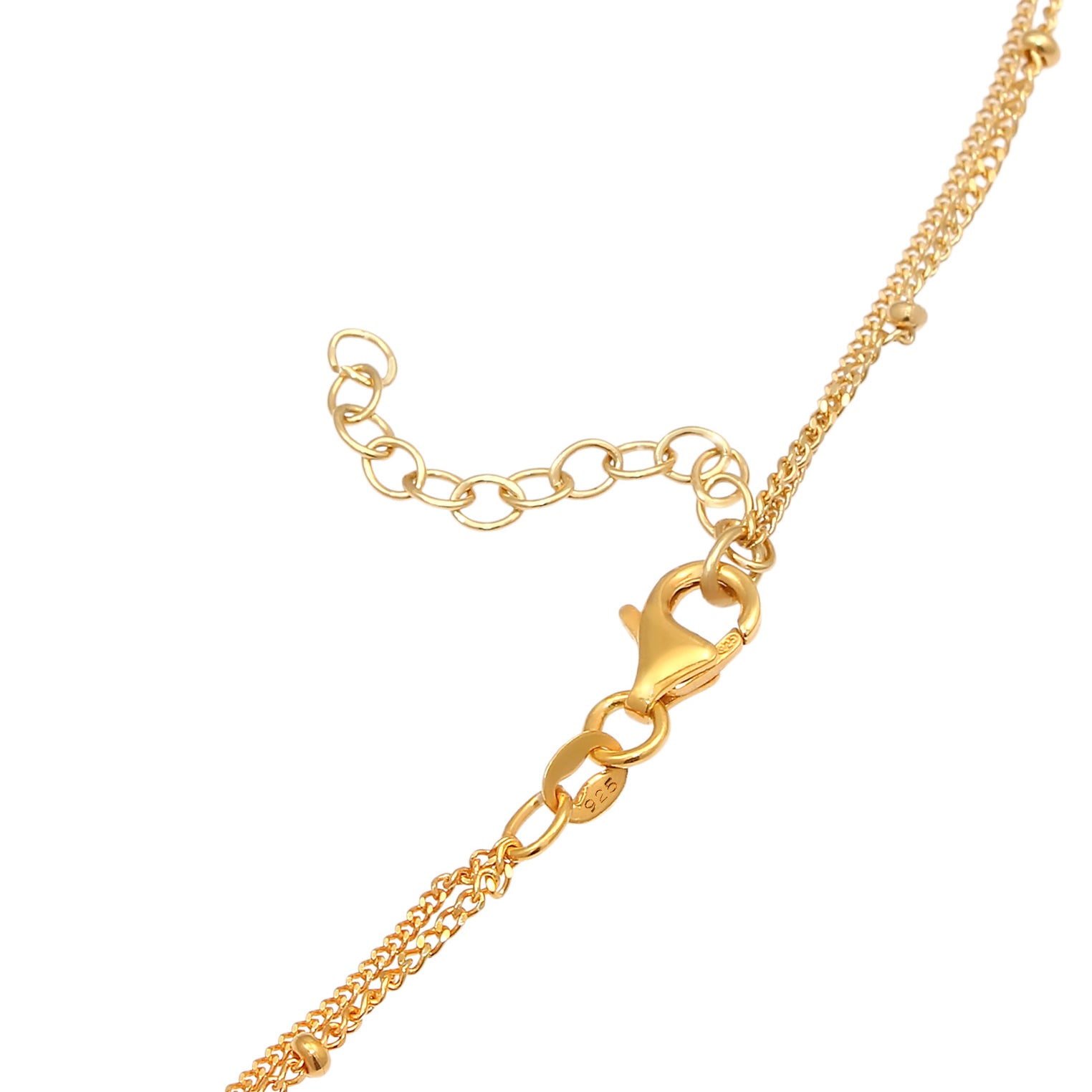 Gold - Elli | Layer-Halskette Astro | 925 Sterling Silber vergoldet