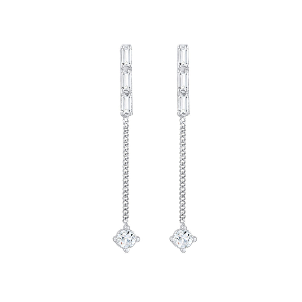 Ohrhänger| Topas ( Weiß )