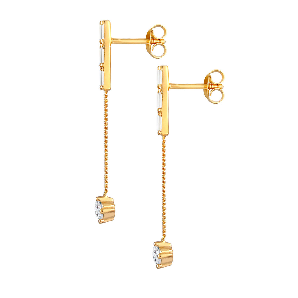 Ohrhänger | Topas (Weiß)