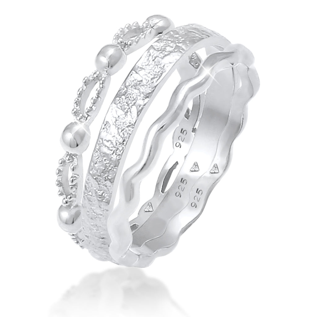 Silber - Elli | Bandring | 925er Sterling Silber